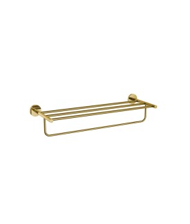 Towel Shelf 600mm Long - Gold Bright PVD