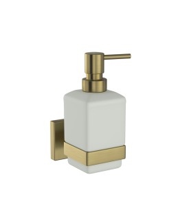 Soap Dispenser with Glass bottle - Antique Bronze