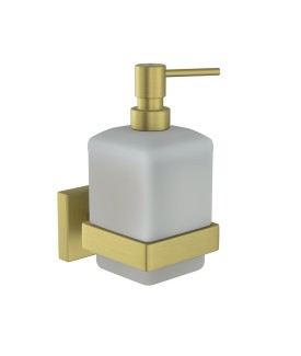 Soap Dispenser with Glass bottle - Brass Matt