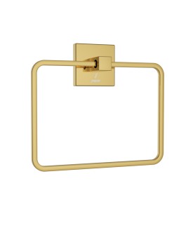 Towel Ring Square - Gold Bright PVD