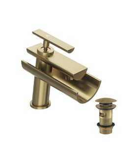 Single Lever Basin Mixer - Antique Bronze