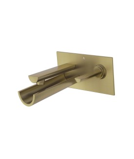 Joystick In-wall Basin Mixer - Antique Bronze