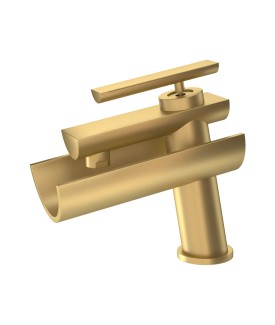 Single Lever Basin Mixer - Gold Matt PVD