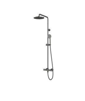 Multifunction Thermostatic Shower Valve - Black Chrome