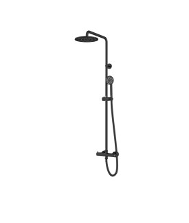 Multifunction Thermostatic Shower Valve - Black Matt