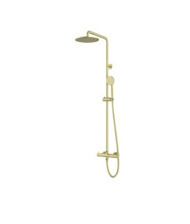 Multifunction Thermostatic Shower Valve - Brass Matt