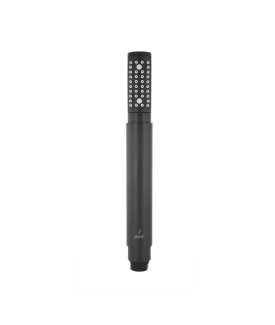 Single Function 24mm Round Hand Shower - Black Matt