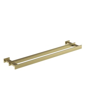 Twin Towel Rail 600mm Long - Antique Bronze