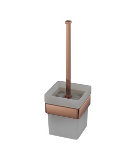 Toilet Brush and Holder - Blush Gold PVD