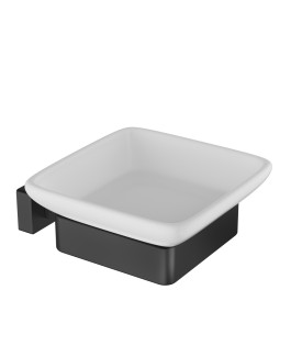 Quadra Soap Dish - Black Matt