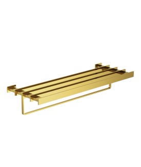 Towel Shelf 600mm Long - Gold Bright PVD