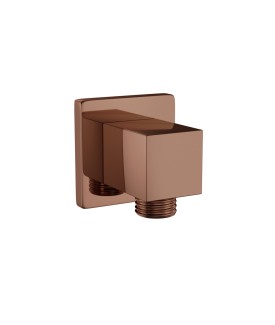 Square Wall Outlet - Blush Gold PVD