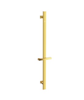 Rectangular Slide Rail 700mm - Gold Bright PVD