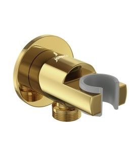 Round Wall Outlet - Gold Bright PVD