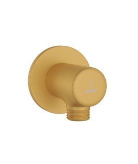 Round Wall Outlet - Gold Matt PVD