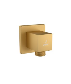 Square Wall Outlet - Gold Matt PVD