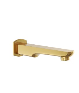 Kubix Prime Bath Spout - Gold Bright PVD