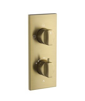 Thermatik-R In-wall Thermostatic Shower Valve with 2-Way Diverter - Antique Bronze