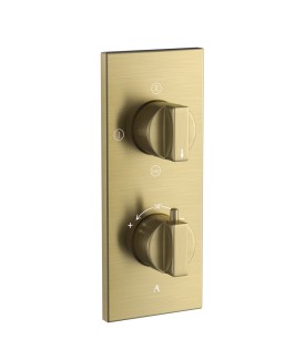 Thermatik-R In-wall Thermostatic Shower Valve with 3-Way Diverter - Antique Bronze