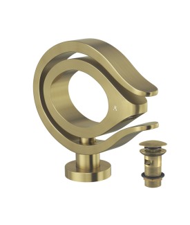 Single Lever Basin Mixer - Antique Bronze