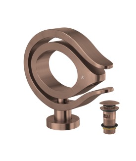 Single Lever Basin Mixer - Antique Copper