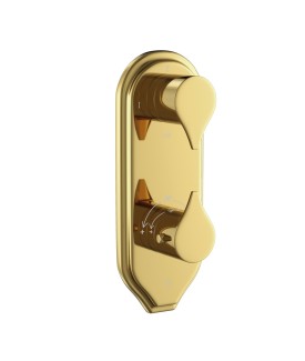 Thermostatic Shower Valve - Gold Bright PVD