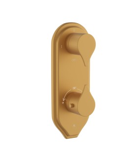 Thermostatic Shower Valve - Gold Matt PVD