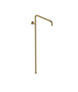 Exposed Shower Pipe L-Type - Gold Bright PVD