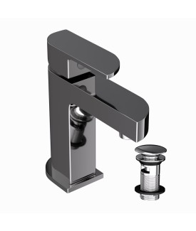 Mono Basin Mixer - Black Chrome