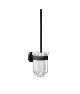 Toilet Brush & Holder - Black Matt