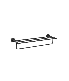 Towel Shelf 600mm Long - Black Matt