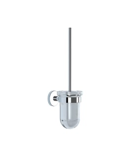 Toilet Brush & Holder - Chrome