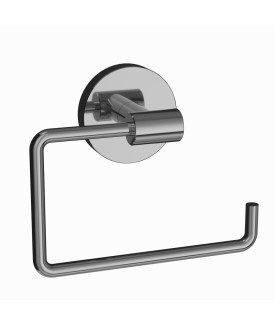 Toilet Paper Holder - Black Chrome