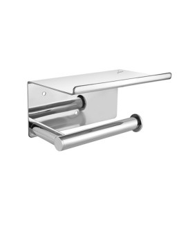 Toilet Paper Holder with Shelf