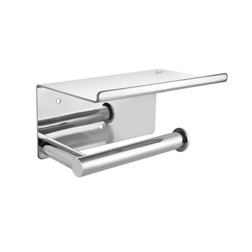 Toilet Paper Holder with Shelf