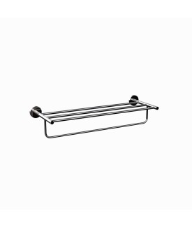 Towel Shelf 600mm Long - Black Chrome