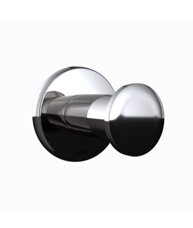 Single Robe Hook - Black Chrome