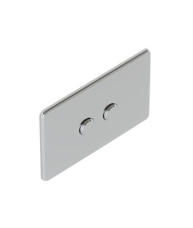 Vic Pneumatic control plate - Chrome