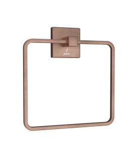 Towel Ring Square - Antique Copper