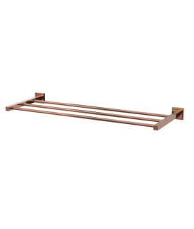 Towel Shelf 600mm long - Blush Gold PVD