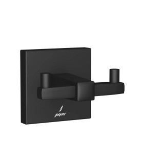 Double Robe Hook - Black Matt