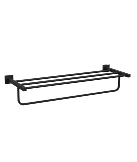 Towel Shelf 600mm long - Black Matt