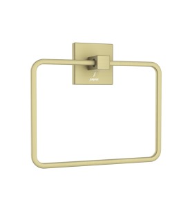 Towel Ring Square - Brass Matt