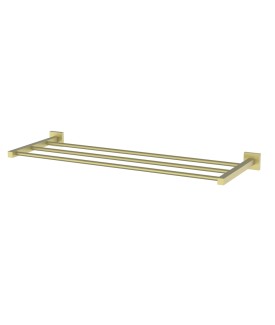 Towel Shelf 600mm long - Brass Matt