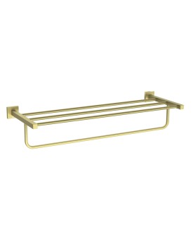 Towel Shelf 600mm long - Brass Matt