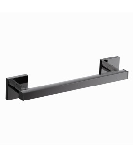 Grab Bar 300mm Long - Black Chrome