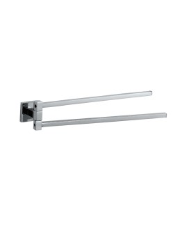 Swivel Towel Holder Twin Type - Chrome