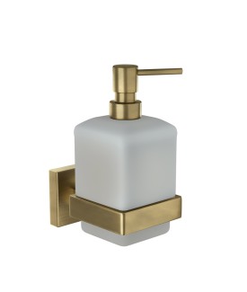 Soap Dispenser with Glass bottle - Antique Bronze