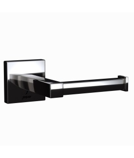 Spare Toilet Roll holder - Black Chrome