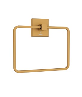 Towel Ring Square - Gold Matt PVD